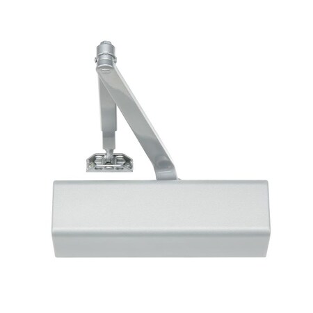 Norton Door Controls Size 3 Medium Duty Surface Mounted Back Check Door Closer with Sex Nuts and Cover Aluminum 1603BC689COV